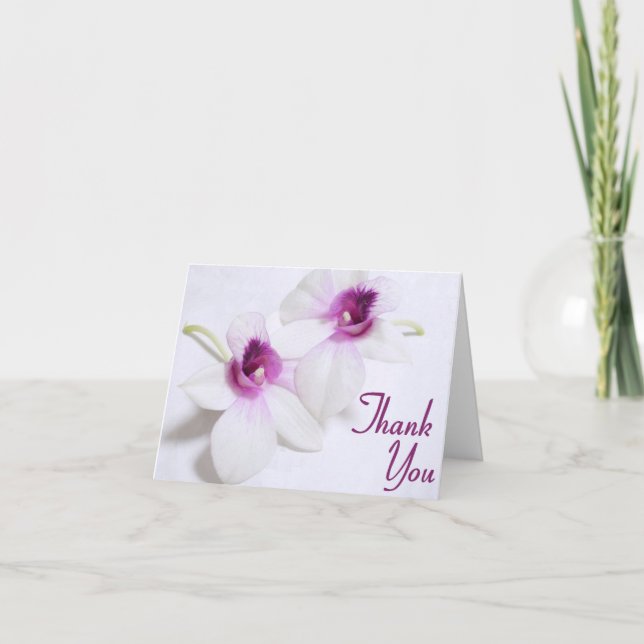 Orchid Thank You cards (Front)