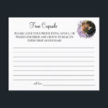 Orchid Time Capsule wedding anniversary card<br><div class="desc">Add your own information and for further customisation,  click the link "click to customise further".
~ Check collection for matching games,  invitation,  signs,  and more ~</div>