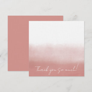 Orchid Watercolor Thank You Card