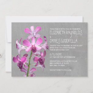 Orchid Wedding Invitations