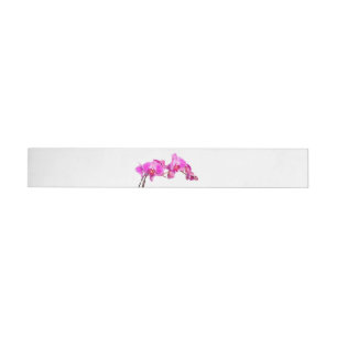 Orchid Wrap Around Label