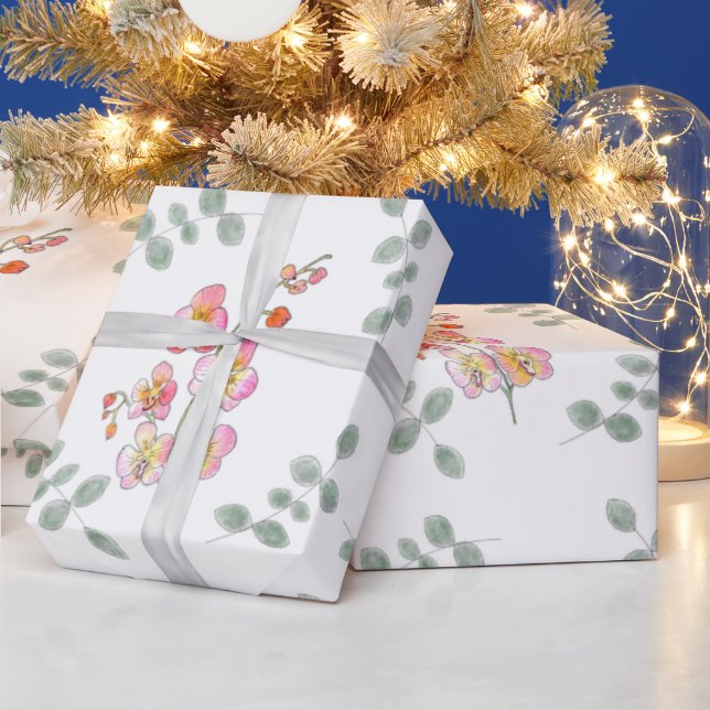 Orchid  wrapping paper (Holidays)