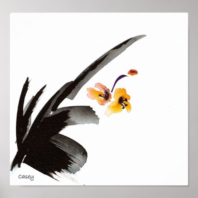 Orchid Yellow Poster (Front)