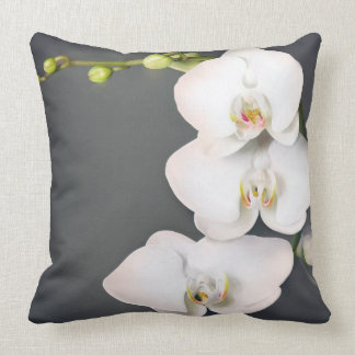 Orchidaceae (white orchids ) cushion
