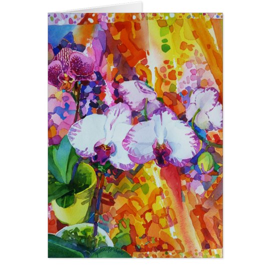 'Orchidoodle' Card