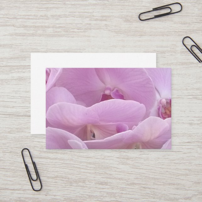 Orchids Business Card (Front/Back In Situ)