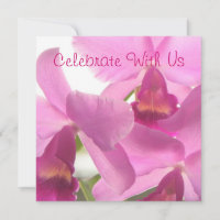 Orchids Celebration/ All-Occasion Invites