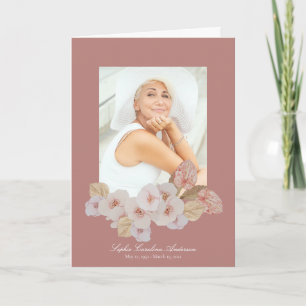 Orchids Celebration of Life Program Programme