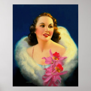 Orchids - Edward Mason Eggleston Poster