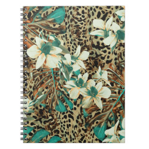 Orchids Floral Watercolor Seamless Illustration Notebook