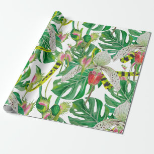 Orchids & Floral Wrapping Paper