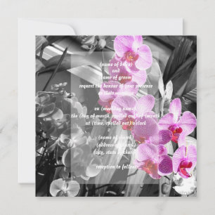 orchids invitation
