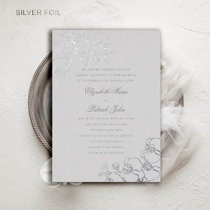 Orchids Ivory Formal Traditional Parents Wedding