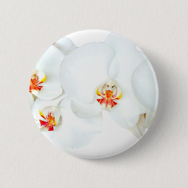 Orchids Love_ 6 Cm Round Badge (Front)
