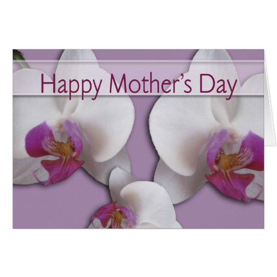 Orchids Mother's Day Card