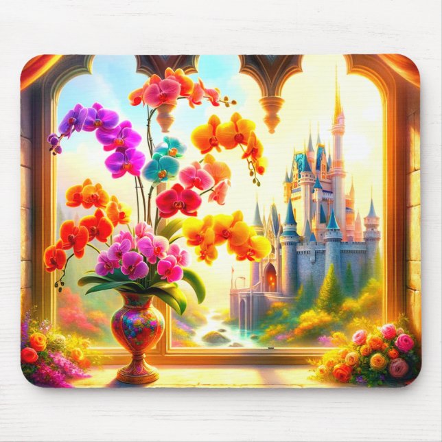 Orchids Mouse Mat (Front)