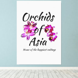 Orchids of Asia Canvas Print