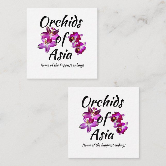 Orchids of Asia Card (Front/Back)