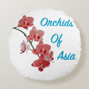 Orchids of Asia Day Spa Round Cushion