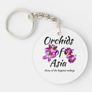 Orchids of Asia Key Ring