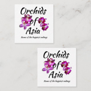 Orchids of Asia Square Business Card