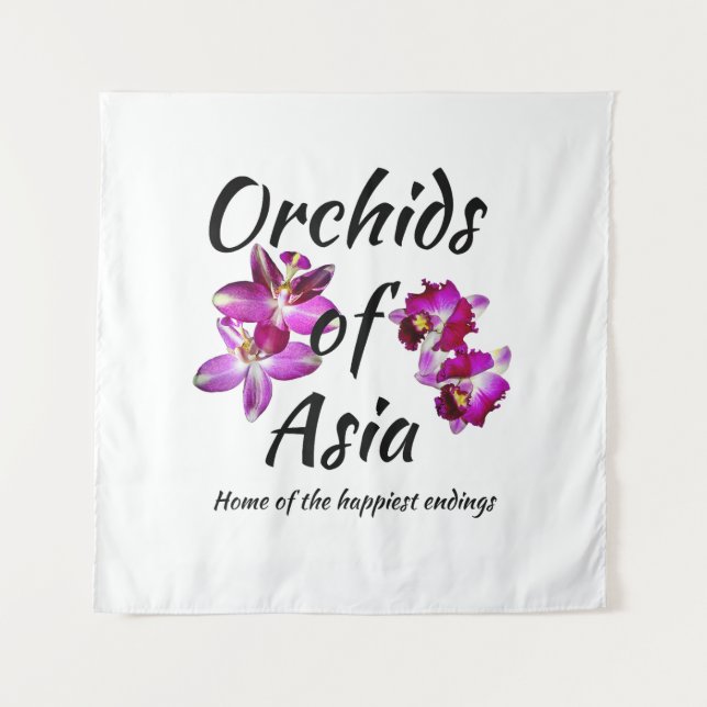 Orchids of Asia Tapestry (Front)
