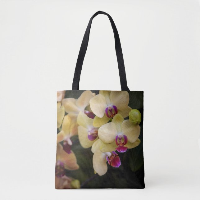 Orchids of pink and yellow tote bag (Front)