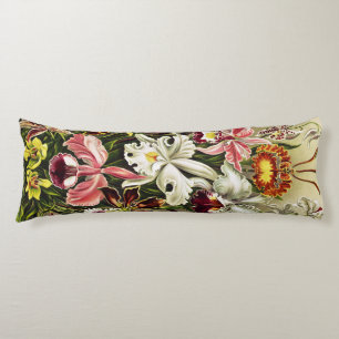 Orchids, Orchideae Denusblumen Ernst Haeckel Body Cushion