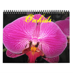 Orchids photography calendar