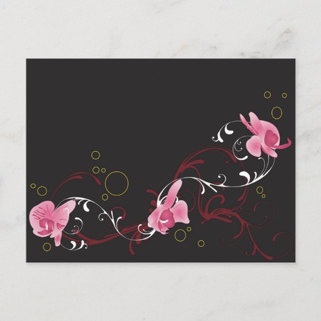 Orchids Postcard (Front)