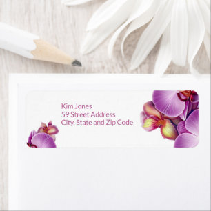 Orchids Return Address Label