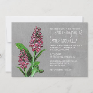Orchids Wedding Invitations