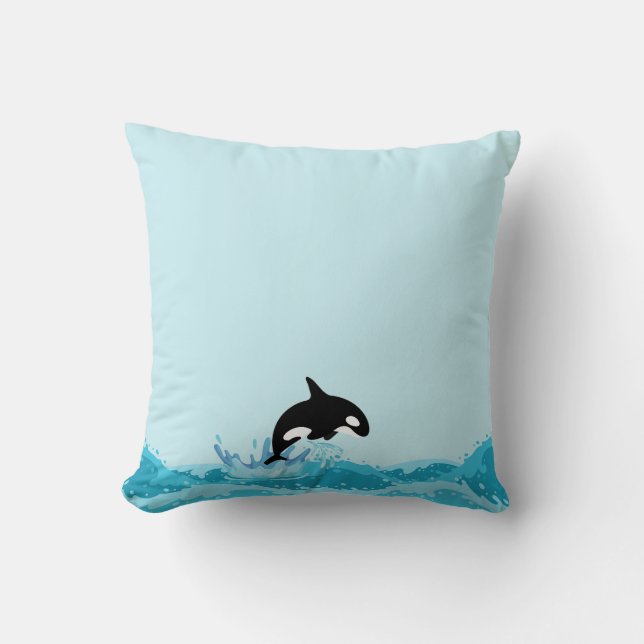 Orcinus Orca Cushion (Front)