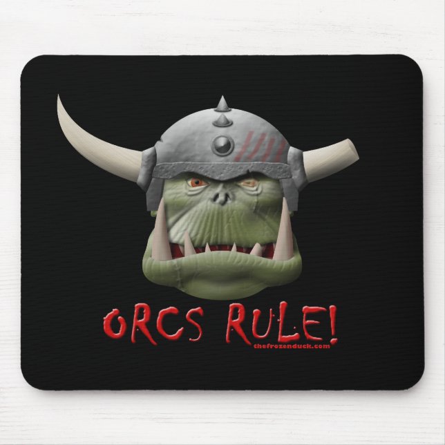 Orcs Rule! Mouse Mat (Front)