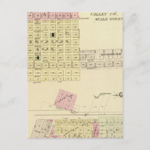 Ord and Buffalo, Nebraska Postcard