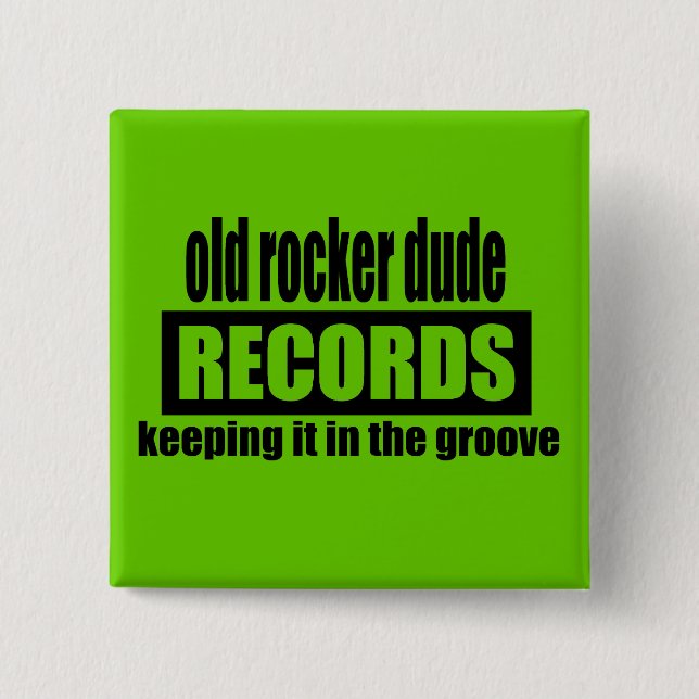 ORD Records 15 Cm Square Badge (Front)