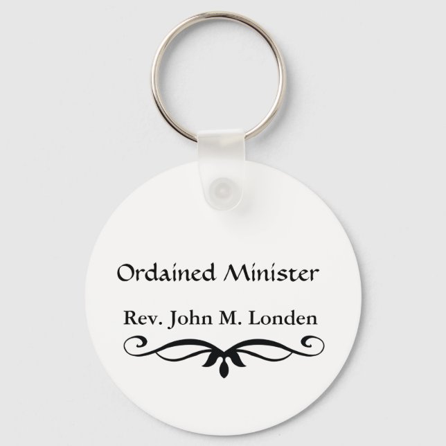 ORDAINED MINISTER GIFTS KEY RING (Front)