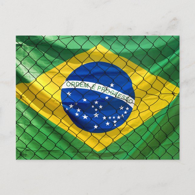Ordem e Progresso Flag of Brazil Postcard (Front)