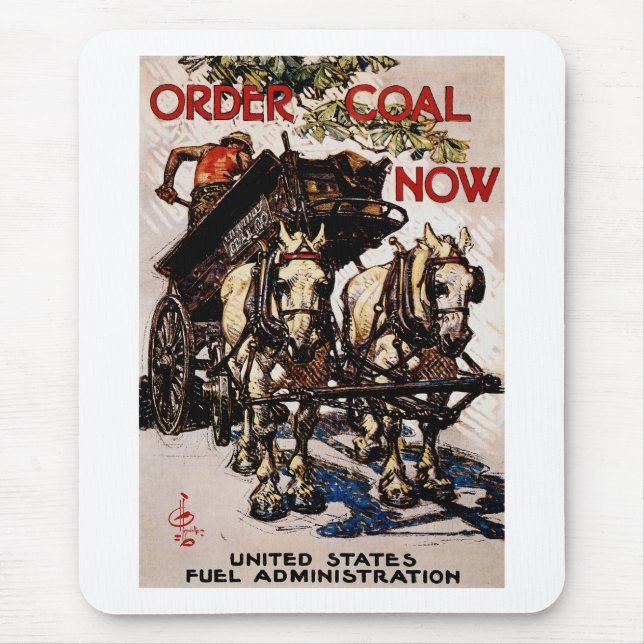Order Coal Now Mouse Mat (Front)