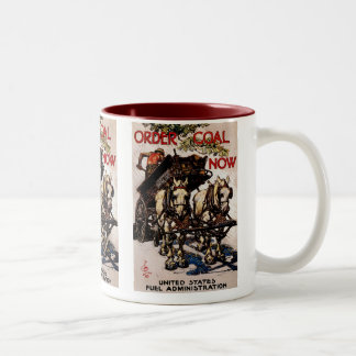 Order Coal Now Two-Tone Coffee Mug