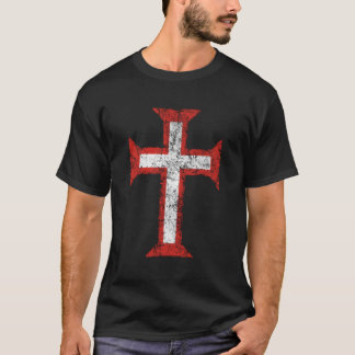 Order Of Christ Cross-Templar-Christian-Portugal-E T-Shirt