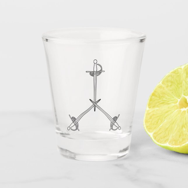 Order of Defence Shot Glass (Front)