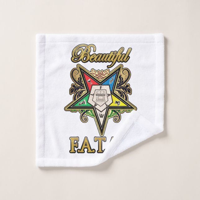 Order of Eastern Star Bath Towel Set (Wash Cloth)