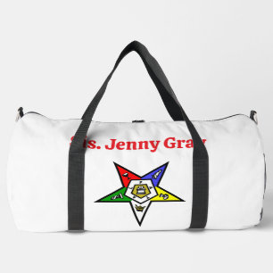 Order of Eastern Star Duffel Bag for OES