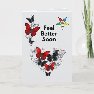Order of Eastern Star Get Well Card for OES