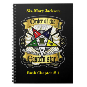 Order Of Eastern Star  Notebook