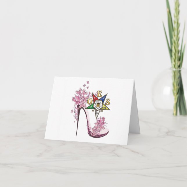 Order of Eastern Stars Greeting Cards  (Front)