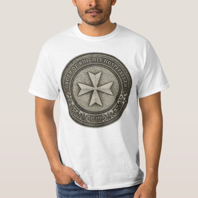 Order Of Knights Hospitaller 1099 T-Shirt (Front)