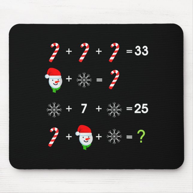 Order Of Operations Quiz Funny Math Teacher Christ Mouse Mat (Front)
