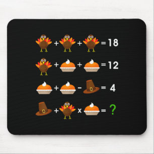 Order Of Operations Thanksgiving Quiz Funny Math T Mouse Mat
